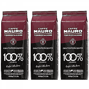 פולי קפה Mauro Centopercento Beans 3 kg פולי קפה Mauro Centopercento Beans 3 kg
