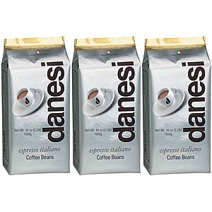 פולי קפה Danesi Espresso Gold Quality Beans 3 kg פולי קפה Danesi Espresso Gold Quality Beans 3 kg